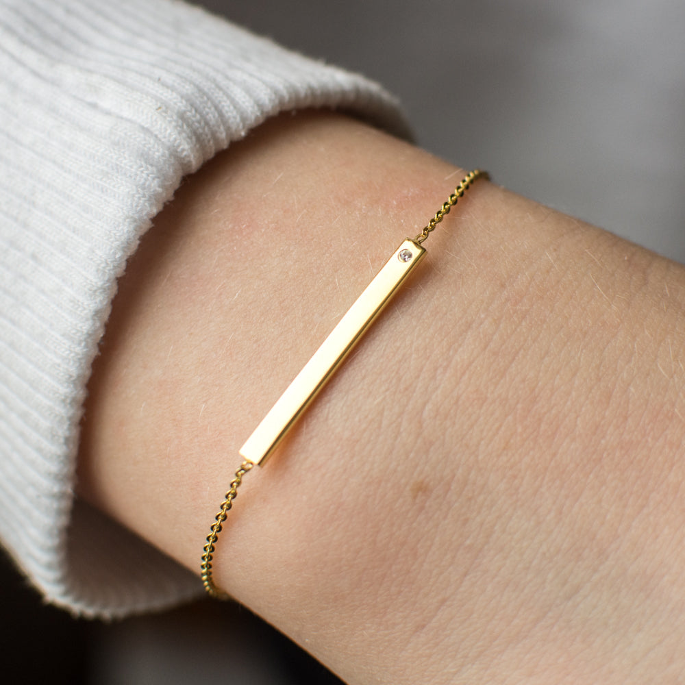 SUNSHINE Bar Bracelet - Gold - John Ross Jewellers