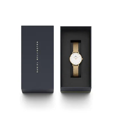 Daniel Wellington Petite Lumine Pressed Evergold 28mm - John Ross Jewellers