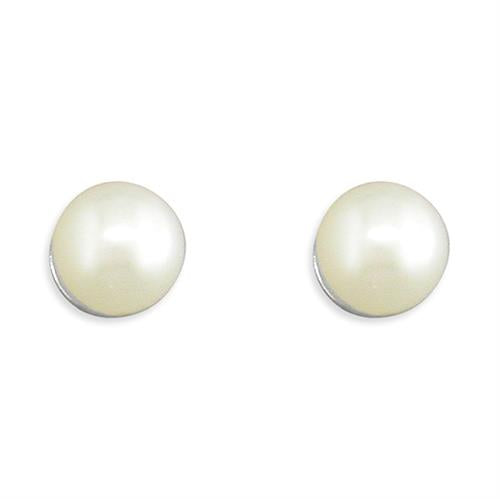 Silver Freshwater Pearl Stud Earrings | 3mm - John Ross Jewellers