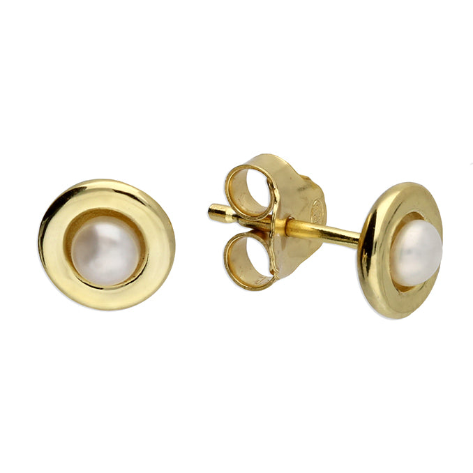 SUNSHINE Freshwater Pearl Stud Earrings - John Ross Jewellers