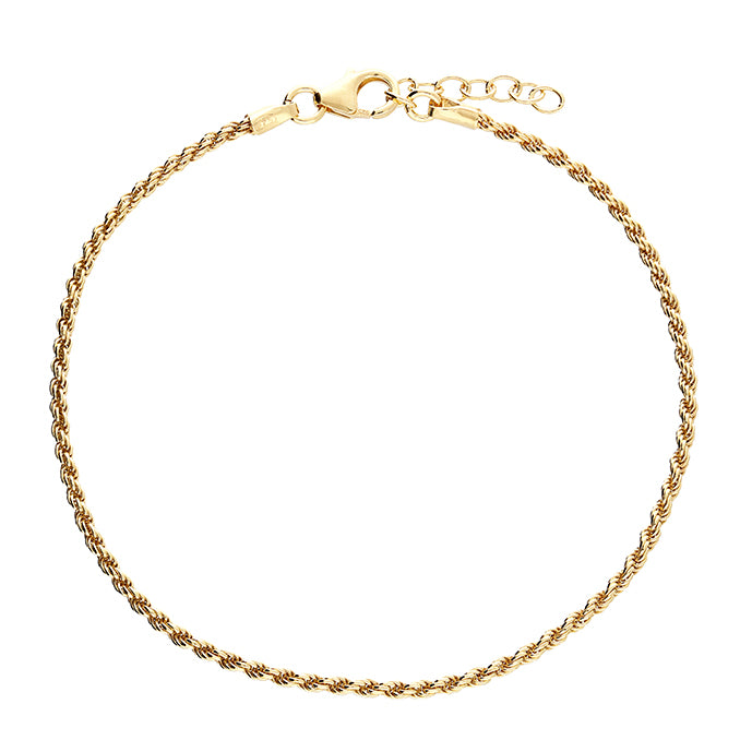 Sunshine Delicate Rope Bracelet - John Ross Jewellers