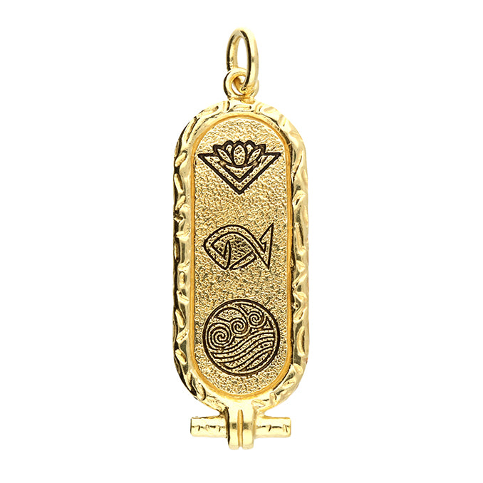 Sunshine Cartouche Necklace | Water - John Ross Jewellers