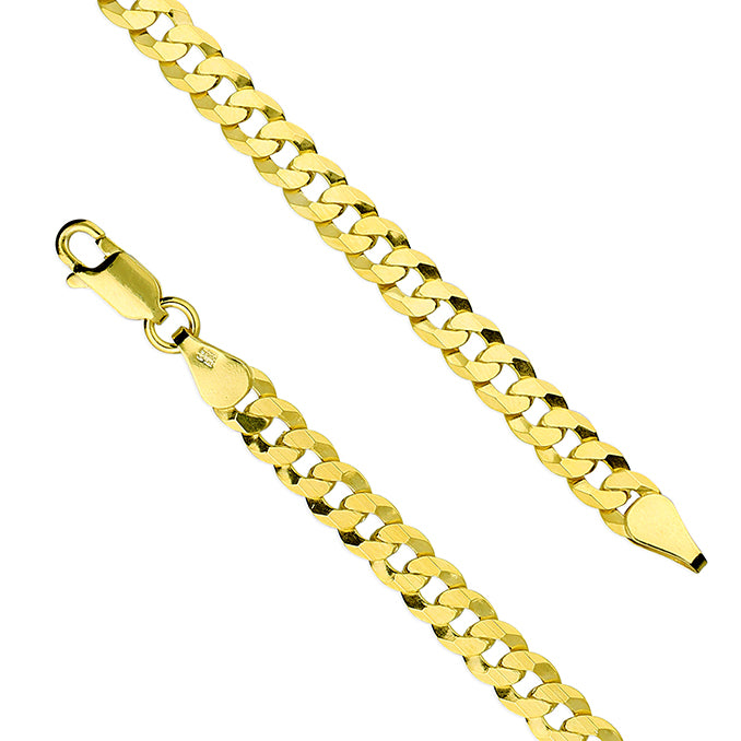 Sunshine Flat Curb Chain - John Ross Jewellers