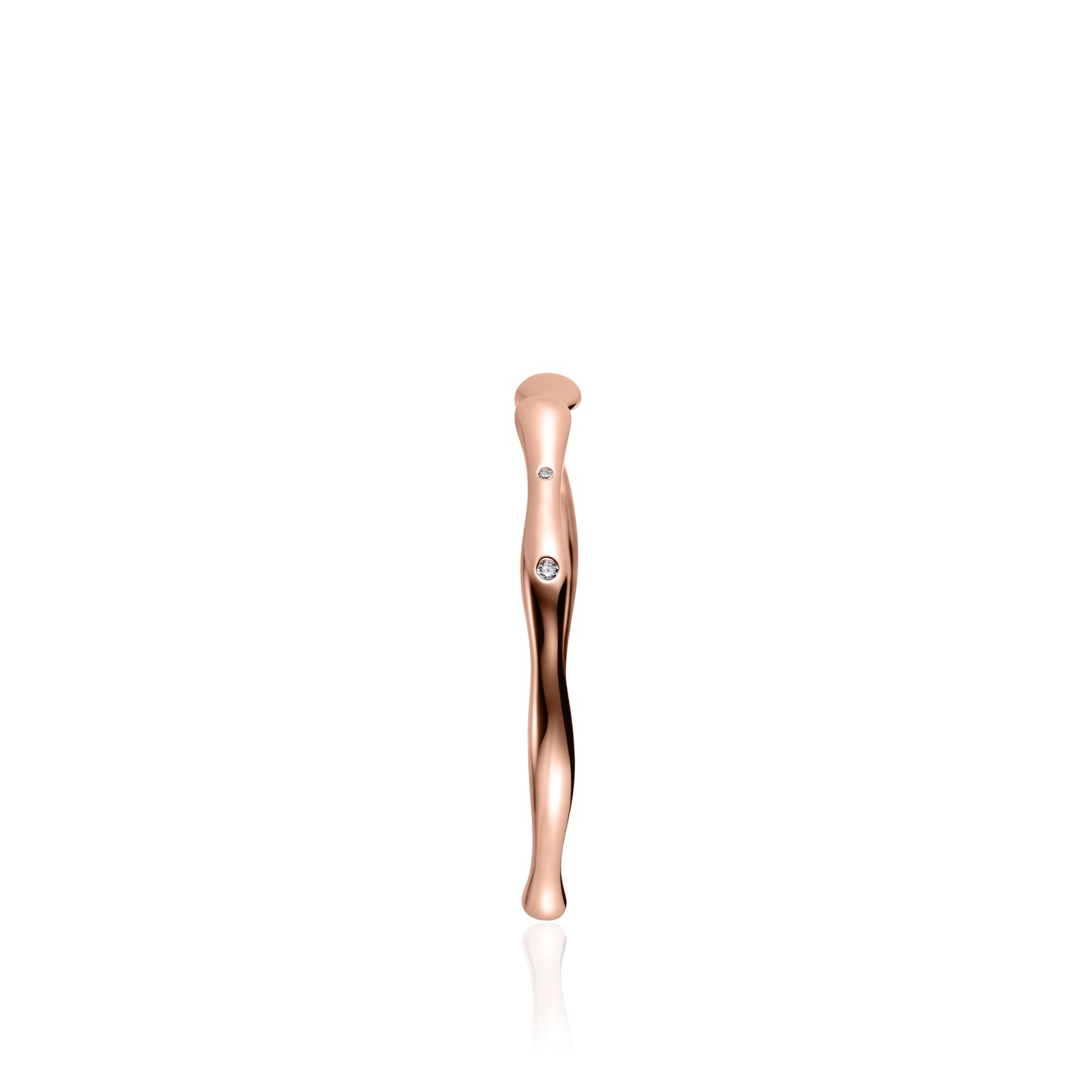 ORGANIC Bangle - Rose Gold - John Ross Jewellers