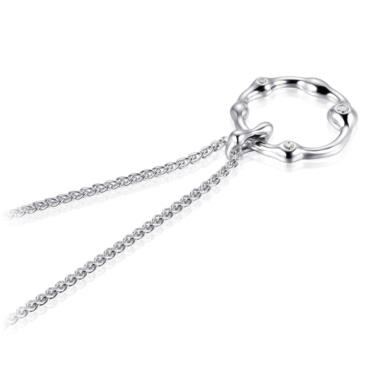 ORGANIC Necklace - Silver - John Ross Jewellers