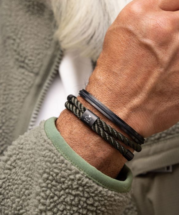 PIG & HEN Little Lewis Twist Army | Black - John Ross Jewellers