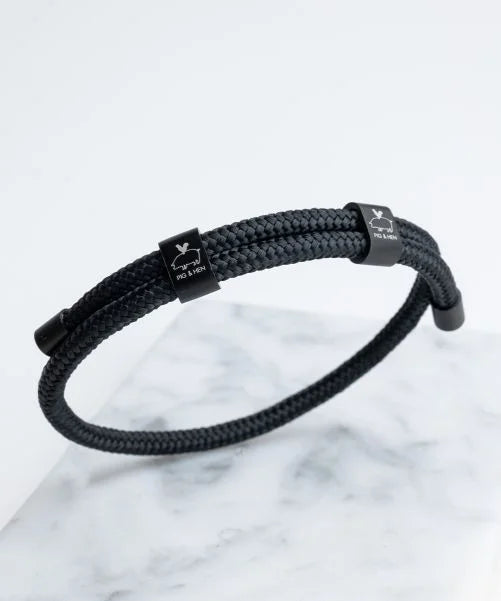 PIG & HEN Little Lewis DBL Black | Black - John Ross Jewellers