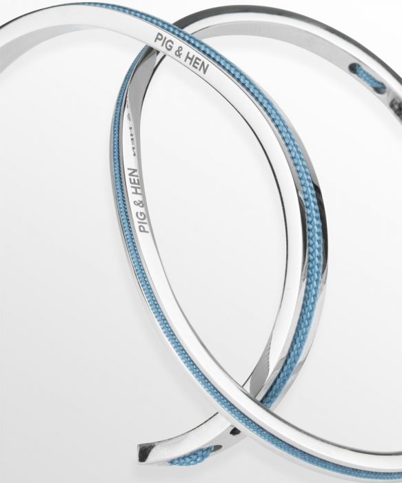 PIG & HEN Navarch 6 Pigeon Blue | Silver - John Ross Jewellers