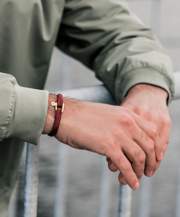 PIG & HEN Vicious Vik Bordeaux | Gold - John Ross Jewellers