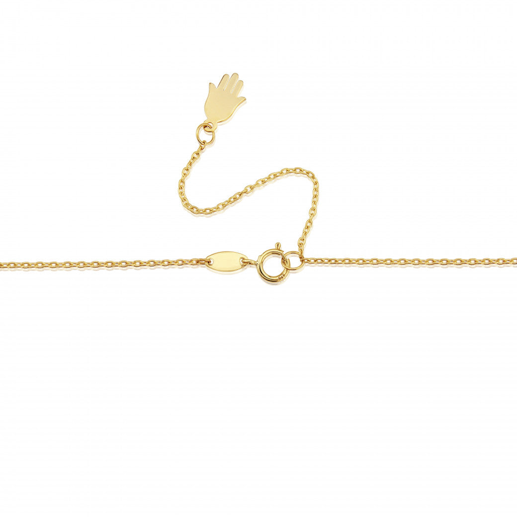 Gold infinity bracelet by Mark Milton featuring 9-carat gold with a sleek, elegant infinity design.