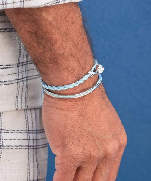 PIG & HEN Easy Ed Sky Blue | Silver - John Ross Jewellers