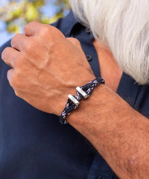 PIG & HEN Icy Ike Navy - Orchid Purple | Silver - John Ross Jewellers