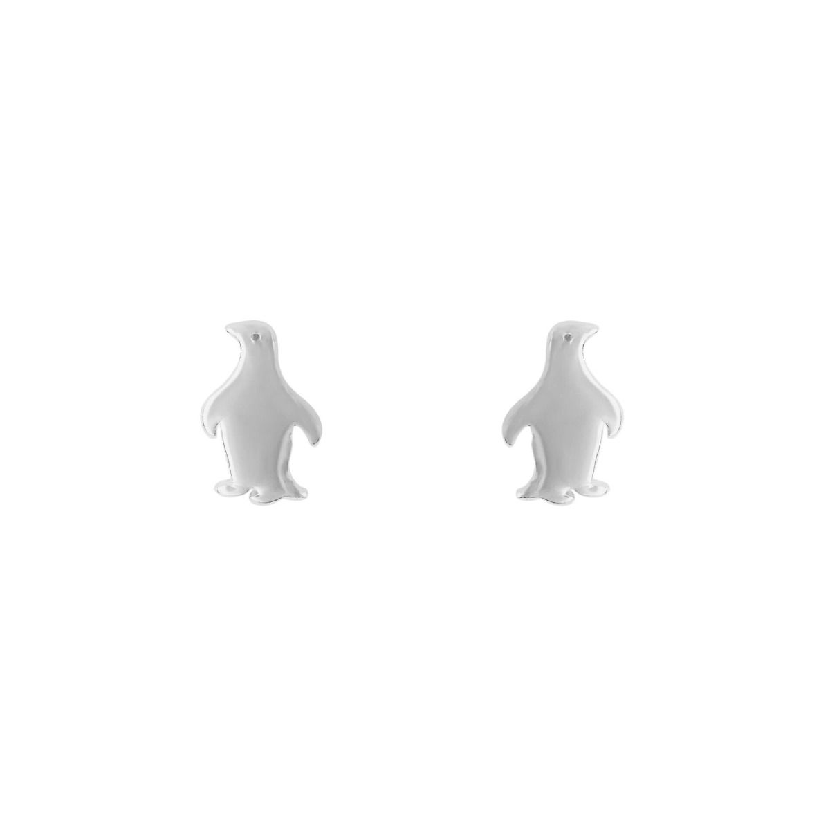 Plain Penguin Stud Earrings - John Ross Jewellers