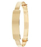 9ct Gold Identity Baby Bangle - John Ross Jewellers