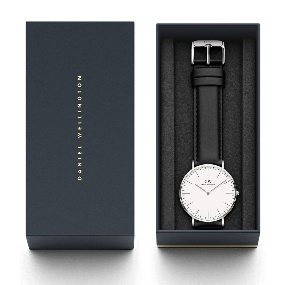 Daniel Wellington Classic 40mm Silver Sheffield - John Ross Jewellers