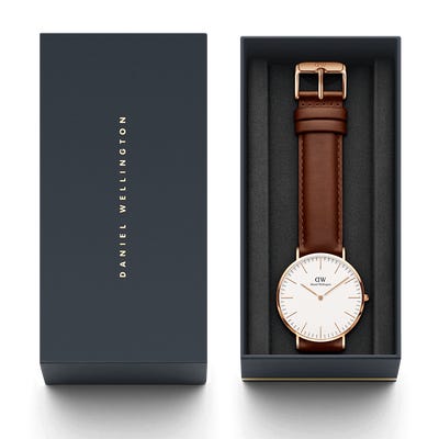Daniel Wellington Classic 40mm Rose St Mawes - John Ross Jewellers