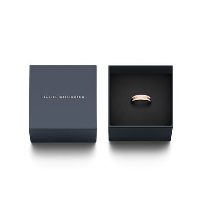Daniel Wellington Emalie Rose Gold Satin Ring - John Ross Jewellers