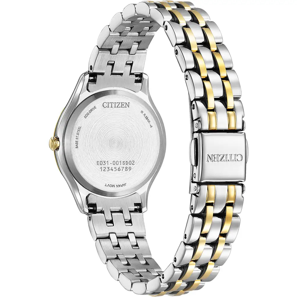 Citizen Silhouette Diamond Two-Tone Ecodrive Ladies Watch - John Ross Jewellers