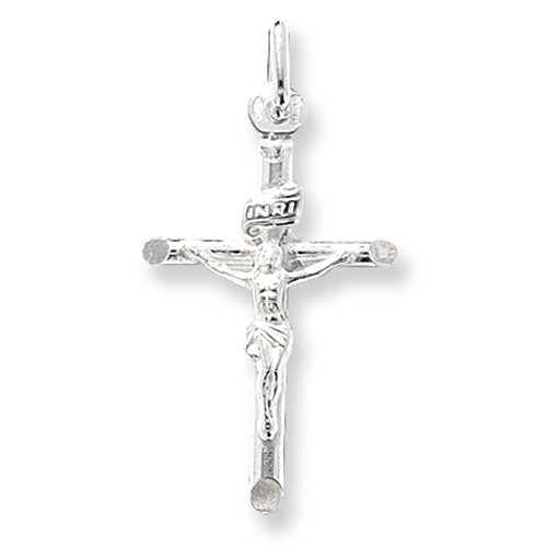 Silver Crucifix Necklace Small John Ross Jewellers