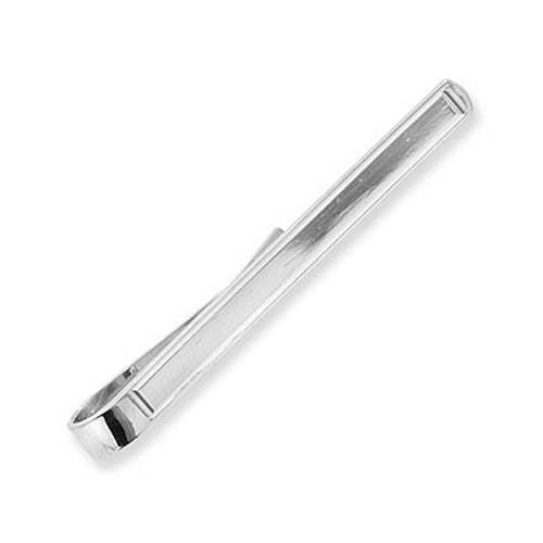 Silver Engraved Tie Slide / Tie Bar - John Ross Jewellers