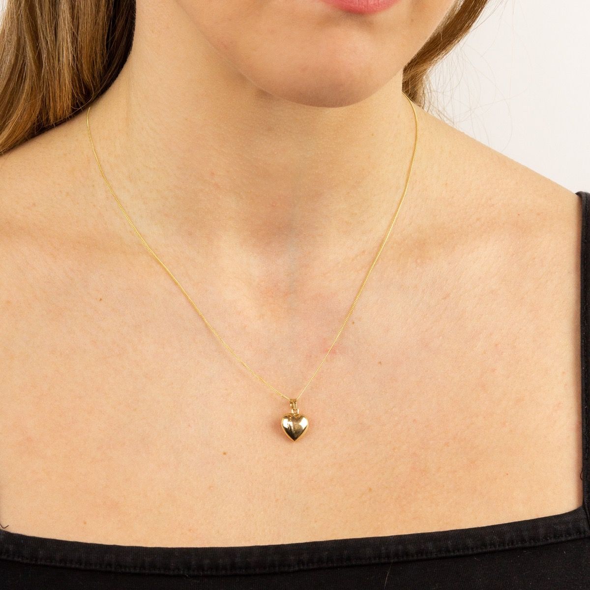 9ct Gold Small Heart Necklace - John Ross Jewellers