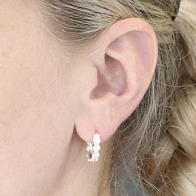 SUNSHINE Daisy Chain Hoop Earrings | 15mm - John Ross Jewellers