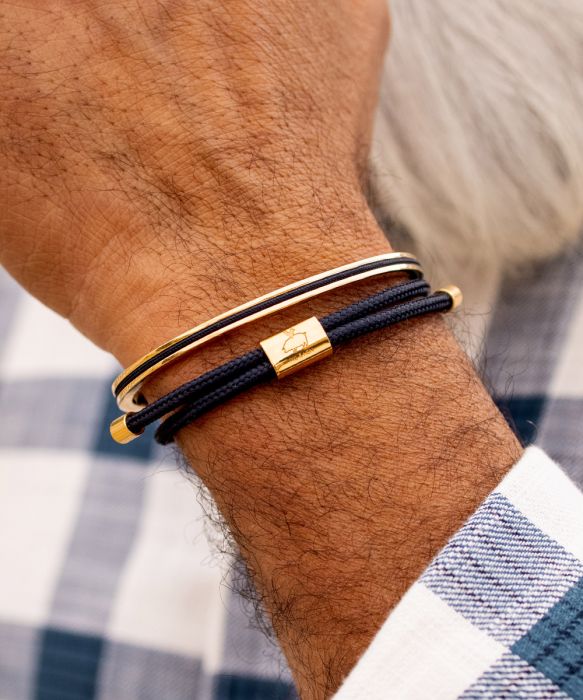 PIG & HEN Little Lewis Navy | Gold - John Ross Jewellers