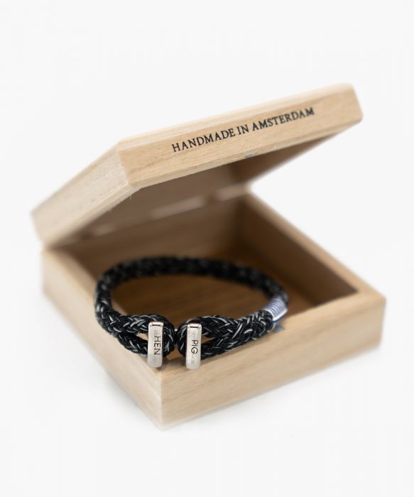 PIG & HEN Icy Ike Black - Light Gray | Silver - John Ross Jewellers