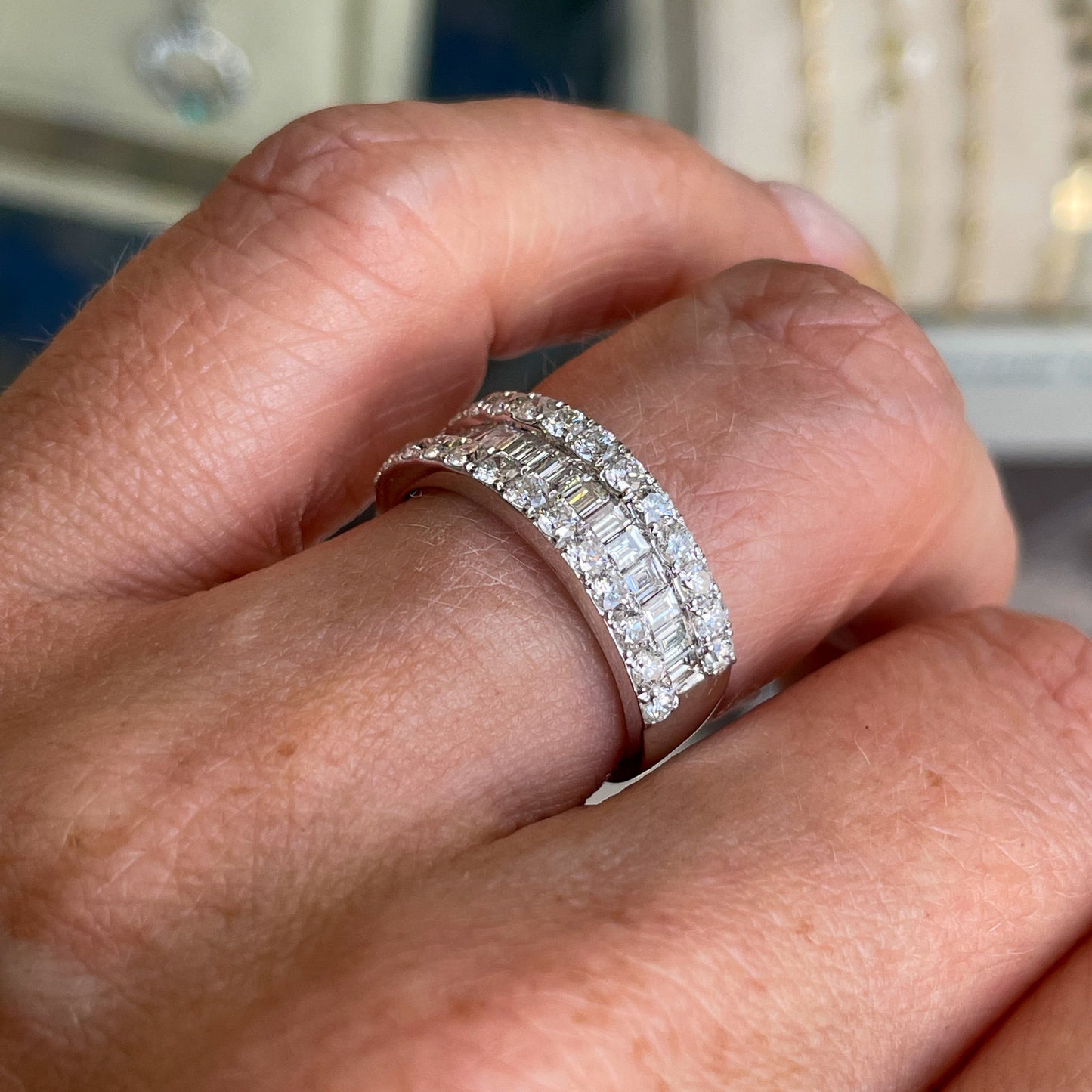 18ct White Gold Diamond Eternity Ring | 1.50ct - John Ross Jewellers