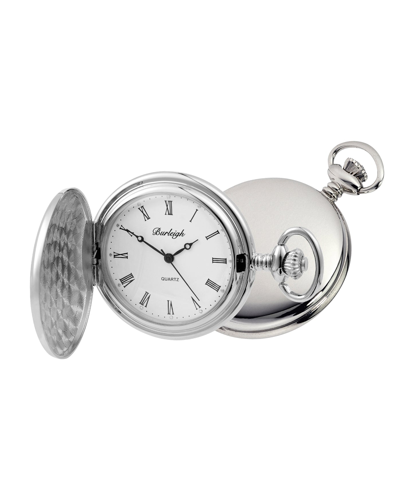 Burleigh Pocket Watch - Quartz With Chain - John Ross Jewellers