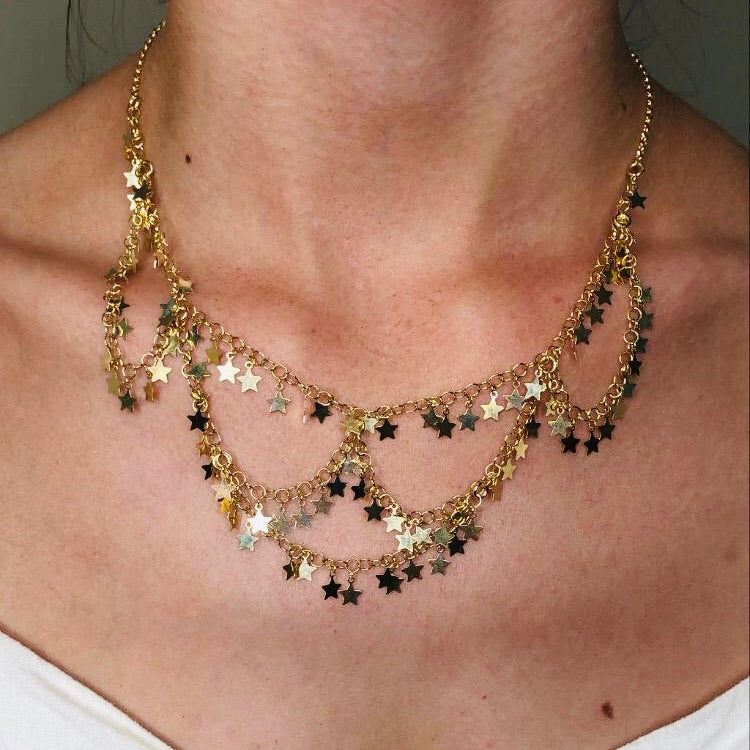 Sunshine Stars Statement Necklace - John Ross Jewellers