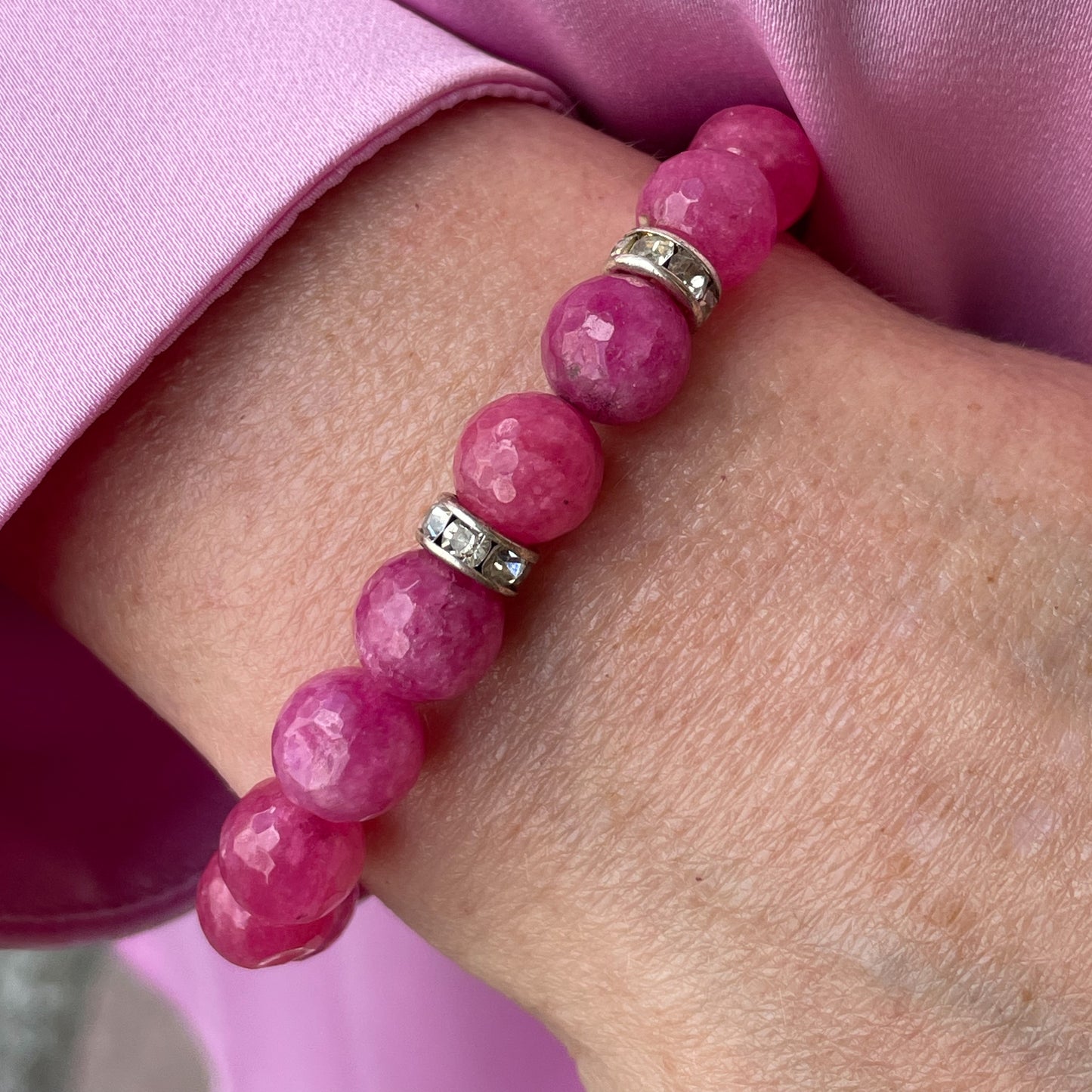 Stretch Rubellite Bracelet - John Ross Jewellers