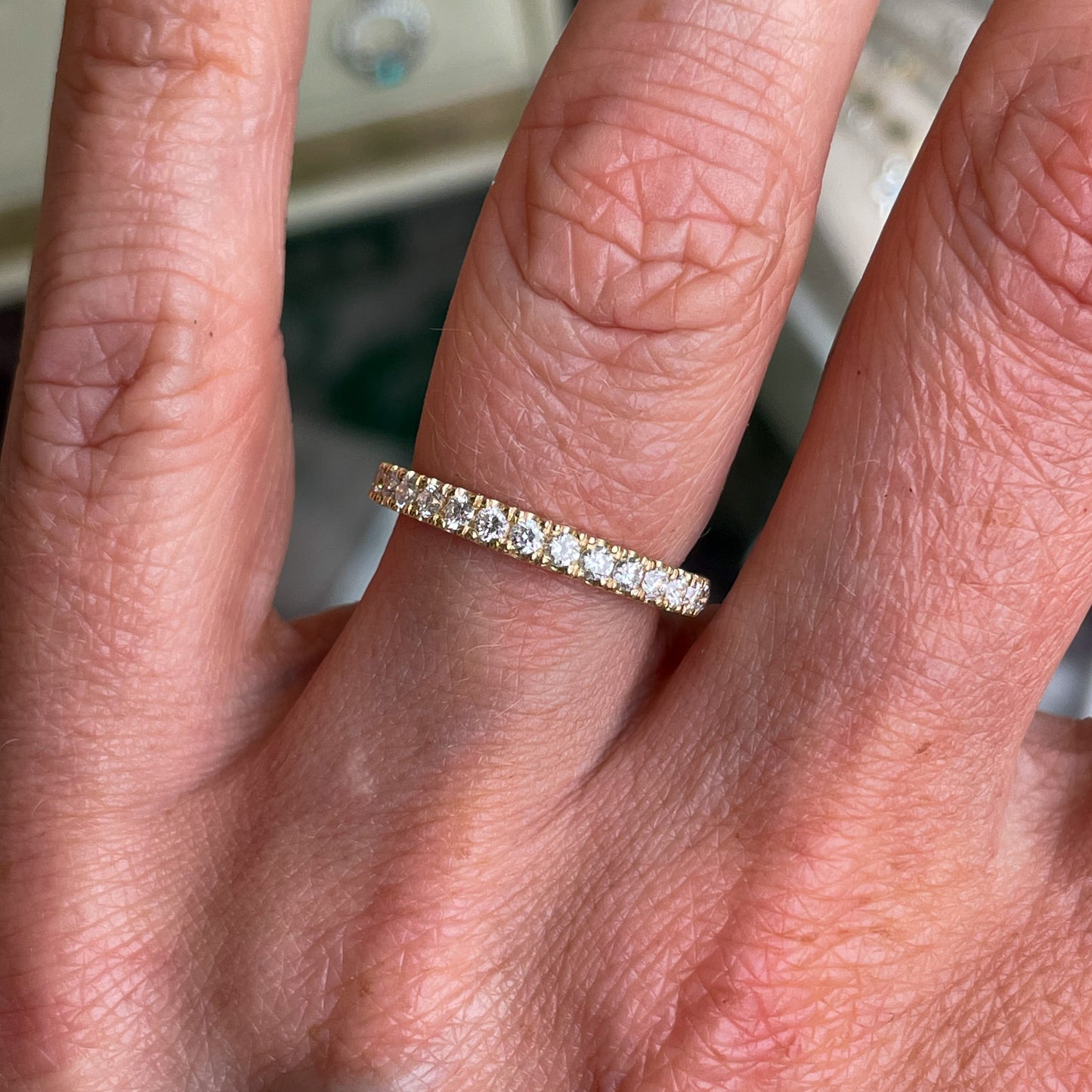 18ct Gold Diamond Set Eternity/Wedding Band | 0.45ct - John Ross Jewellers