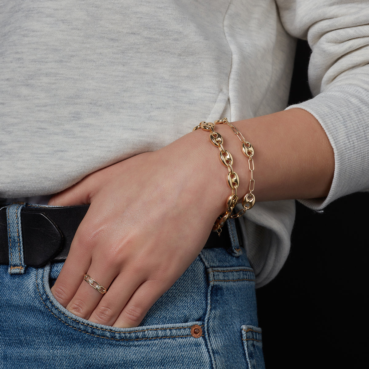 Sunshine Mariner Long Link Bracelet | 19cm - John Ross Jewellers