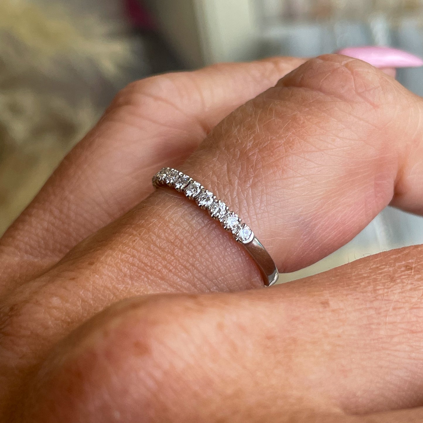 18ct White Gold Diamond Wedding/Eternity Ring | 0.27ct - John Ross Jewellers