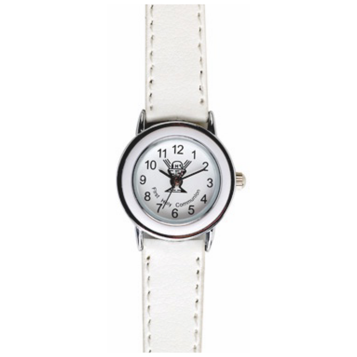 Holy Communion Watch with White Bezel - John Ross Jewellers