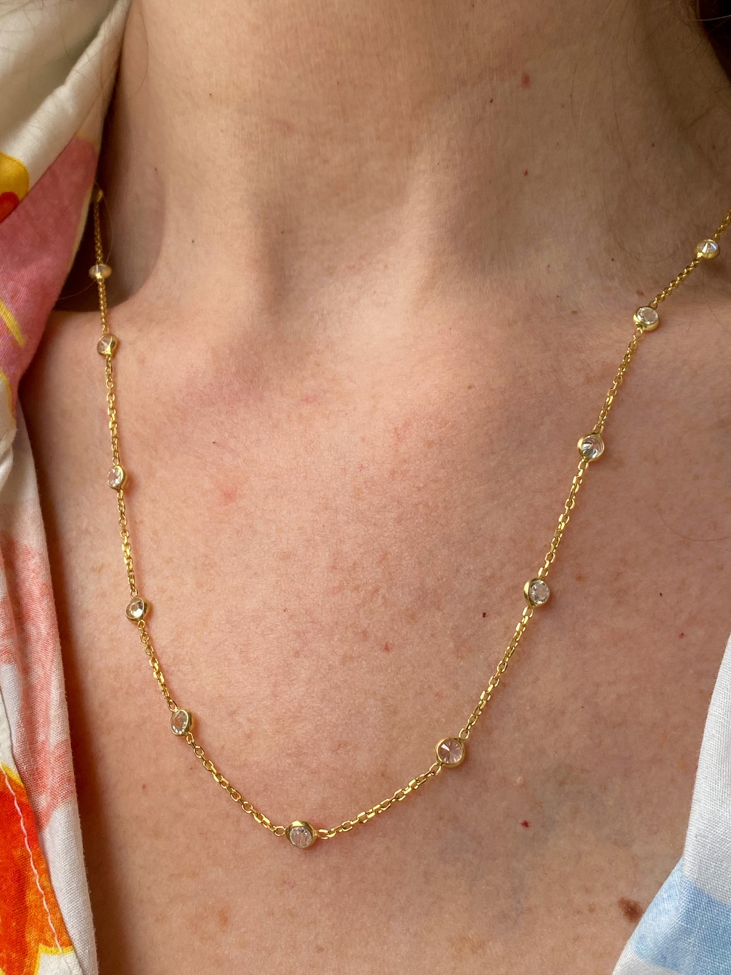 Sunshine CZ By The Yard Necklace - John Ross Jewellers