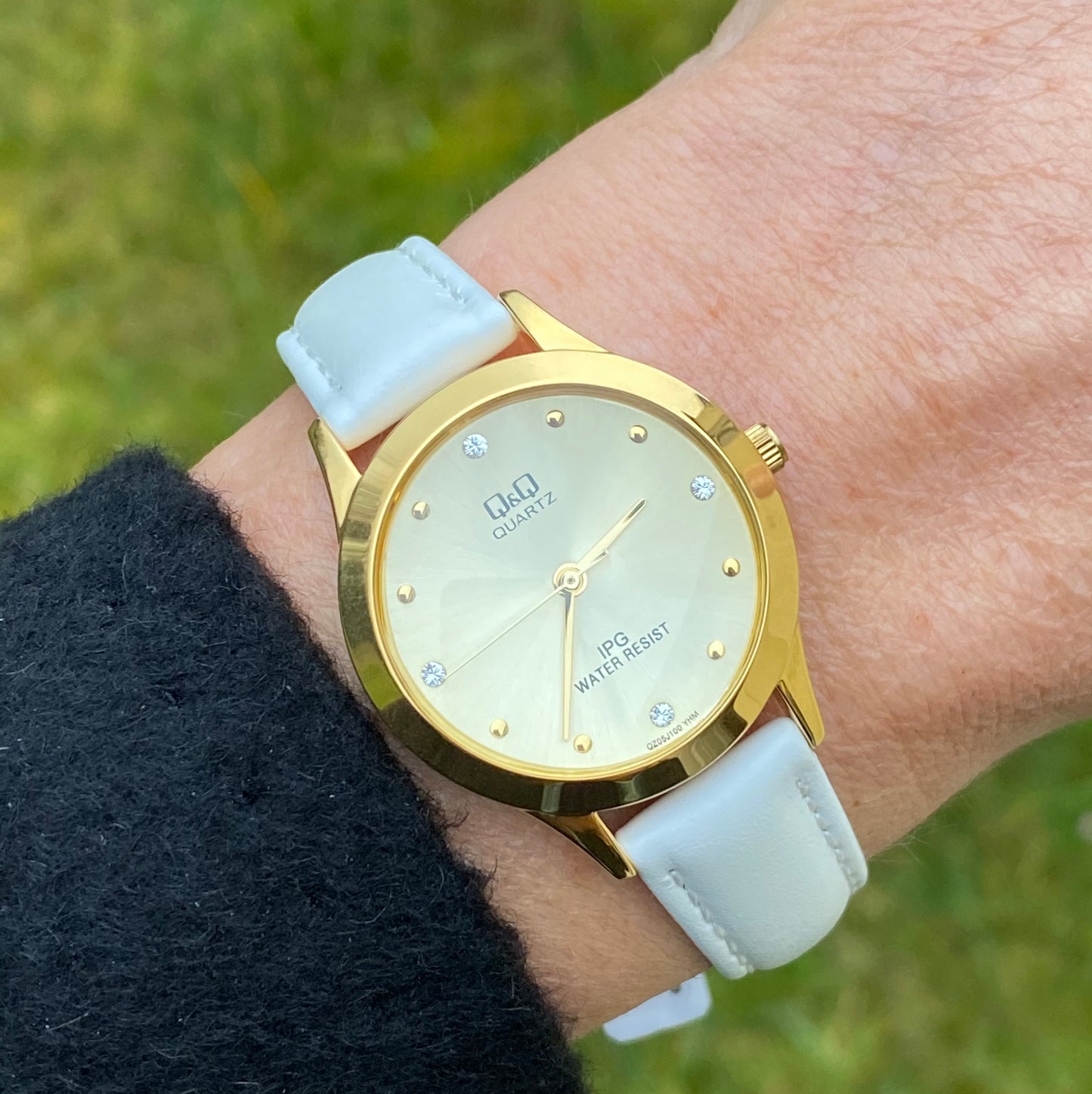 Q&Q Gold Plated Ladies Watch - John Ross Jewellers