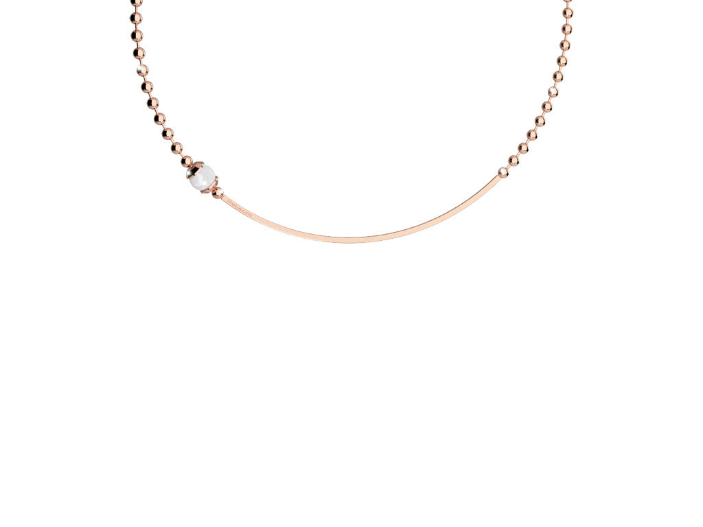 REBECCA Boulevard Pearl Necklace- Rose - John Ross Jewellers