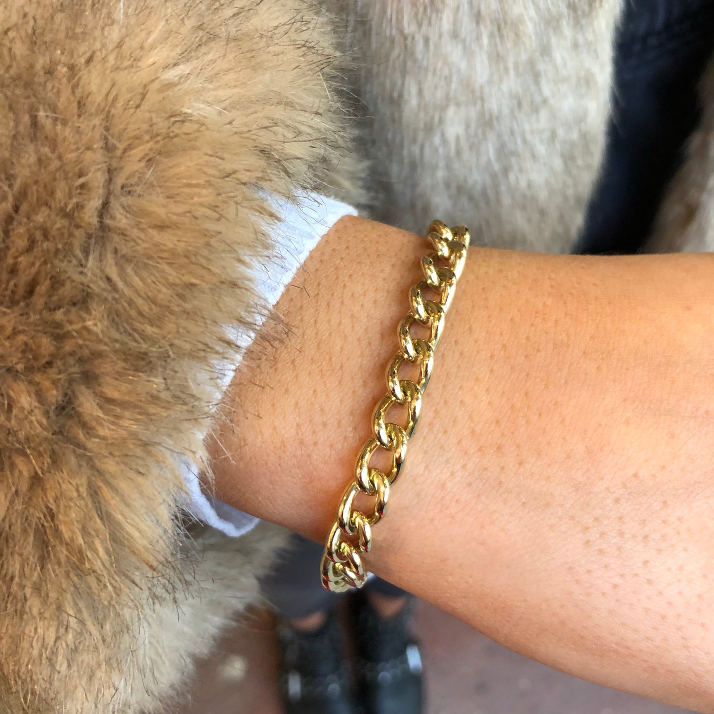 9ct Gold Heavy Charm Bracelet - John Ross Jewellers