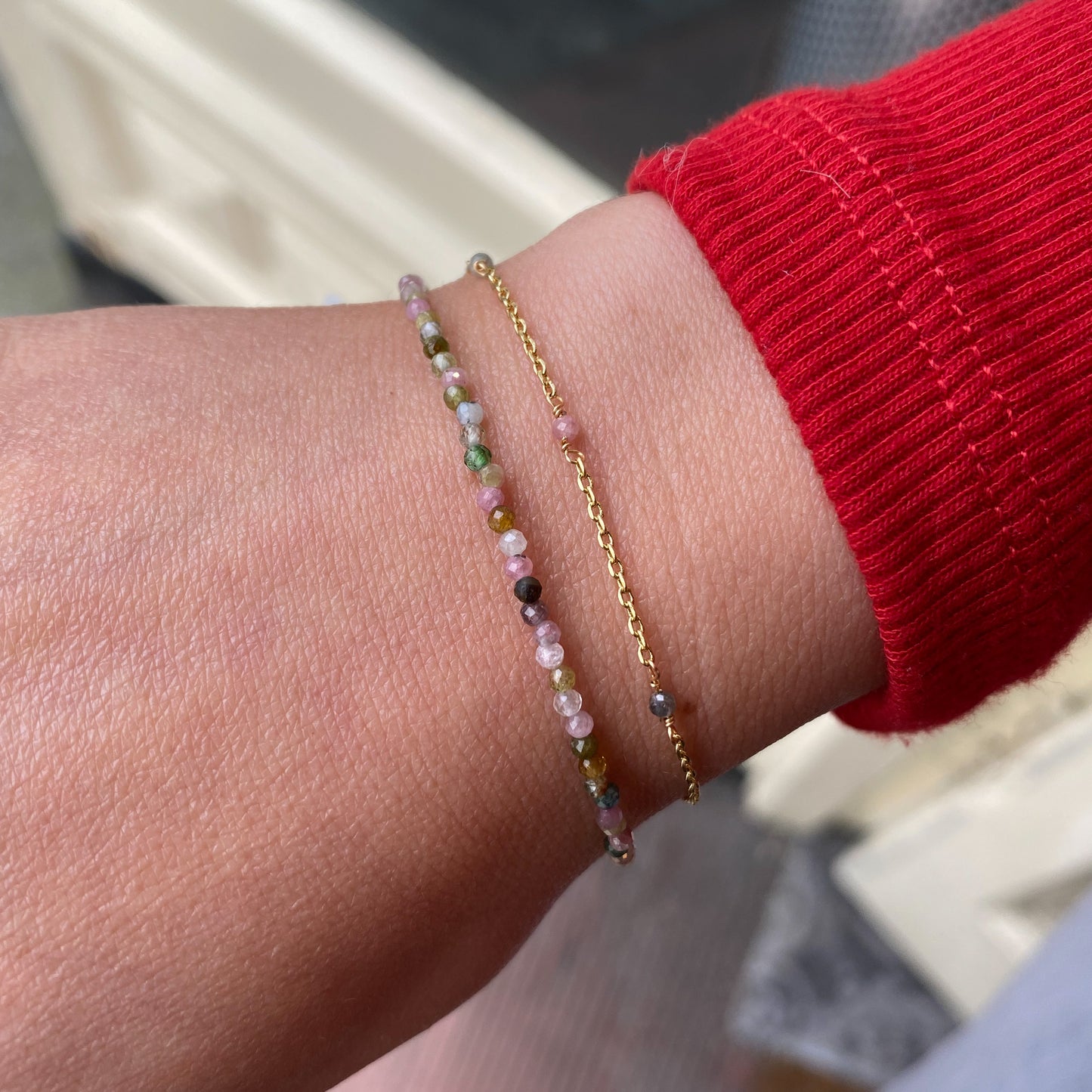 Tourmaline Drawstring Bracelet - John Ross Jewellers