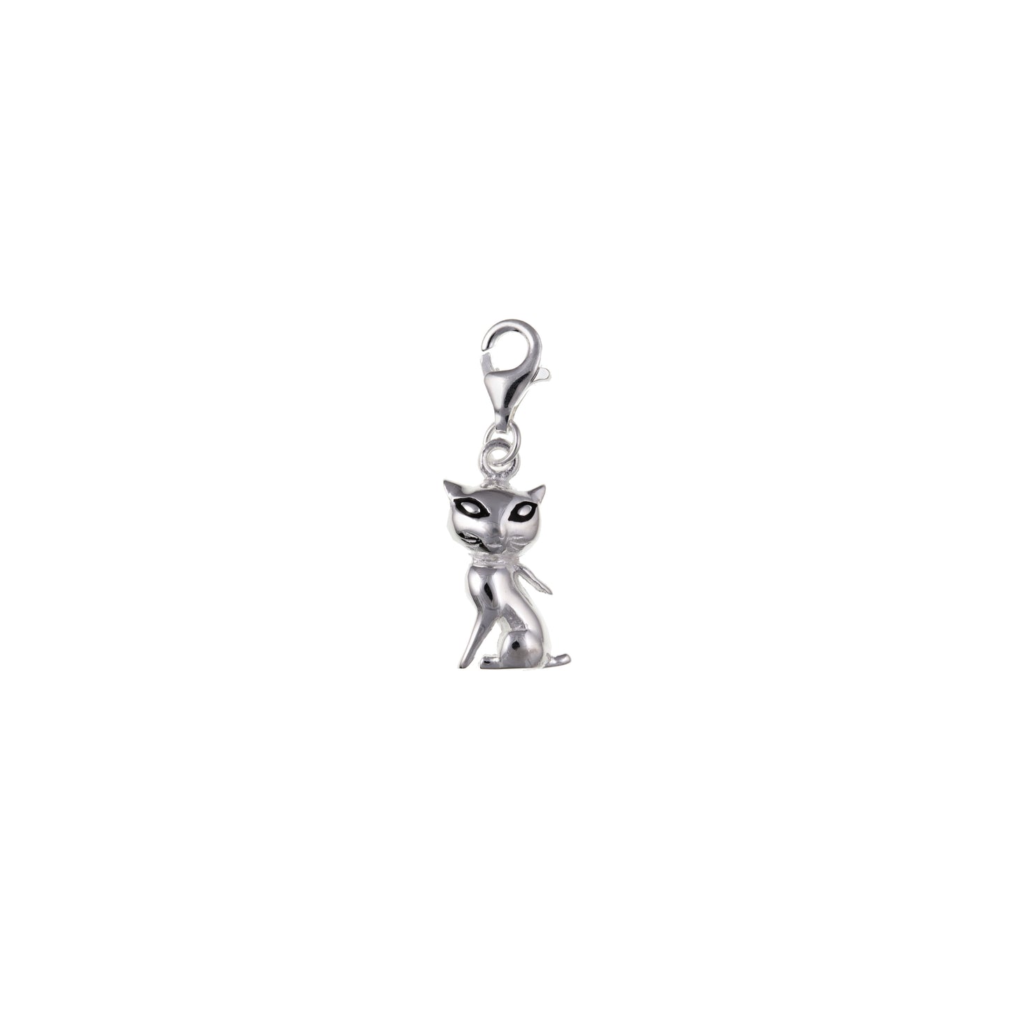 Silver Cat Charm - John Ross Jewellers