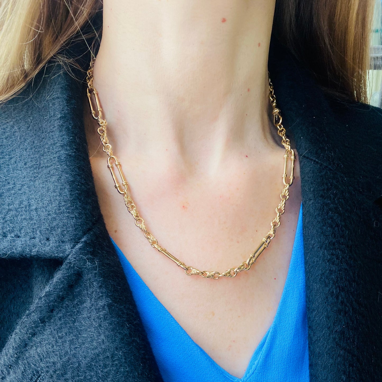9ct Gold Handmade Necklace | 20 inch - John Ross Jewellers