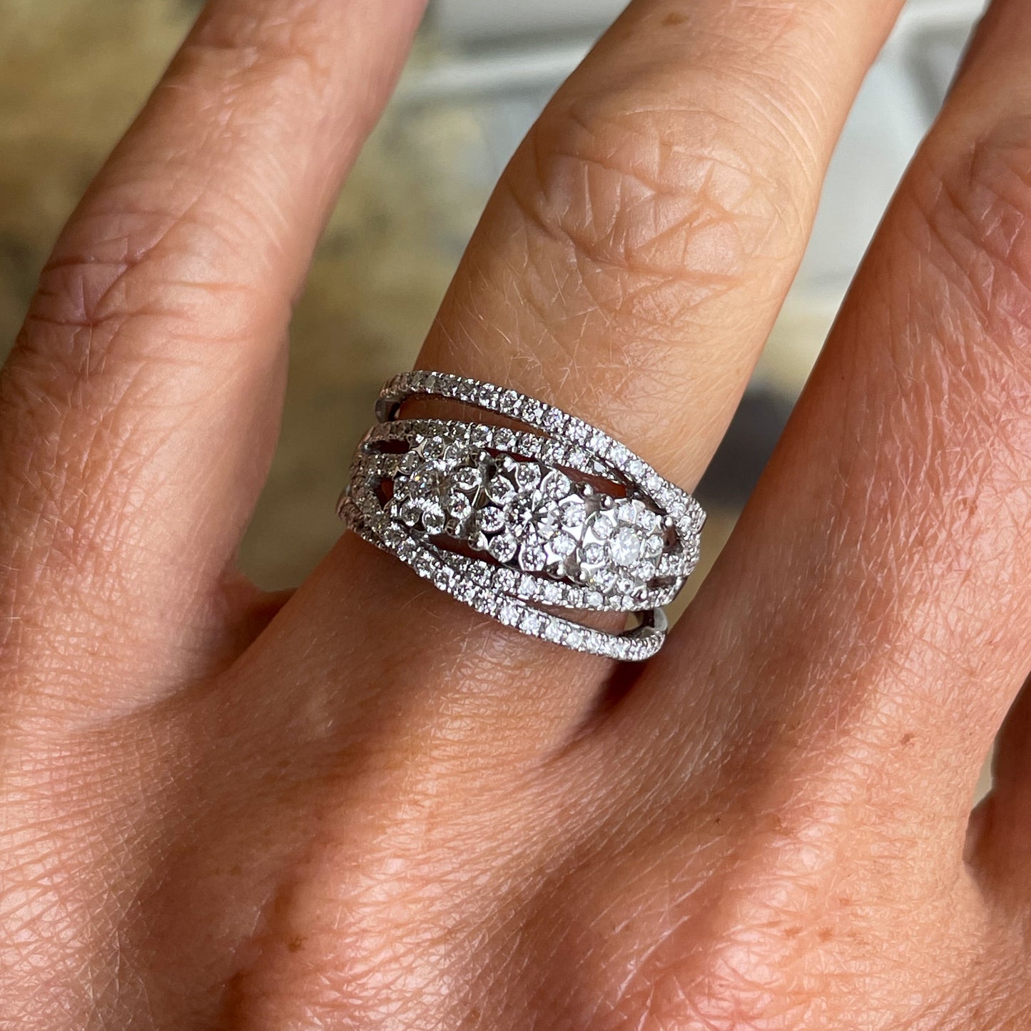 18ct White Gold Diamond Eternity Ring | 1.22ct - John Ross Jewellers