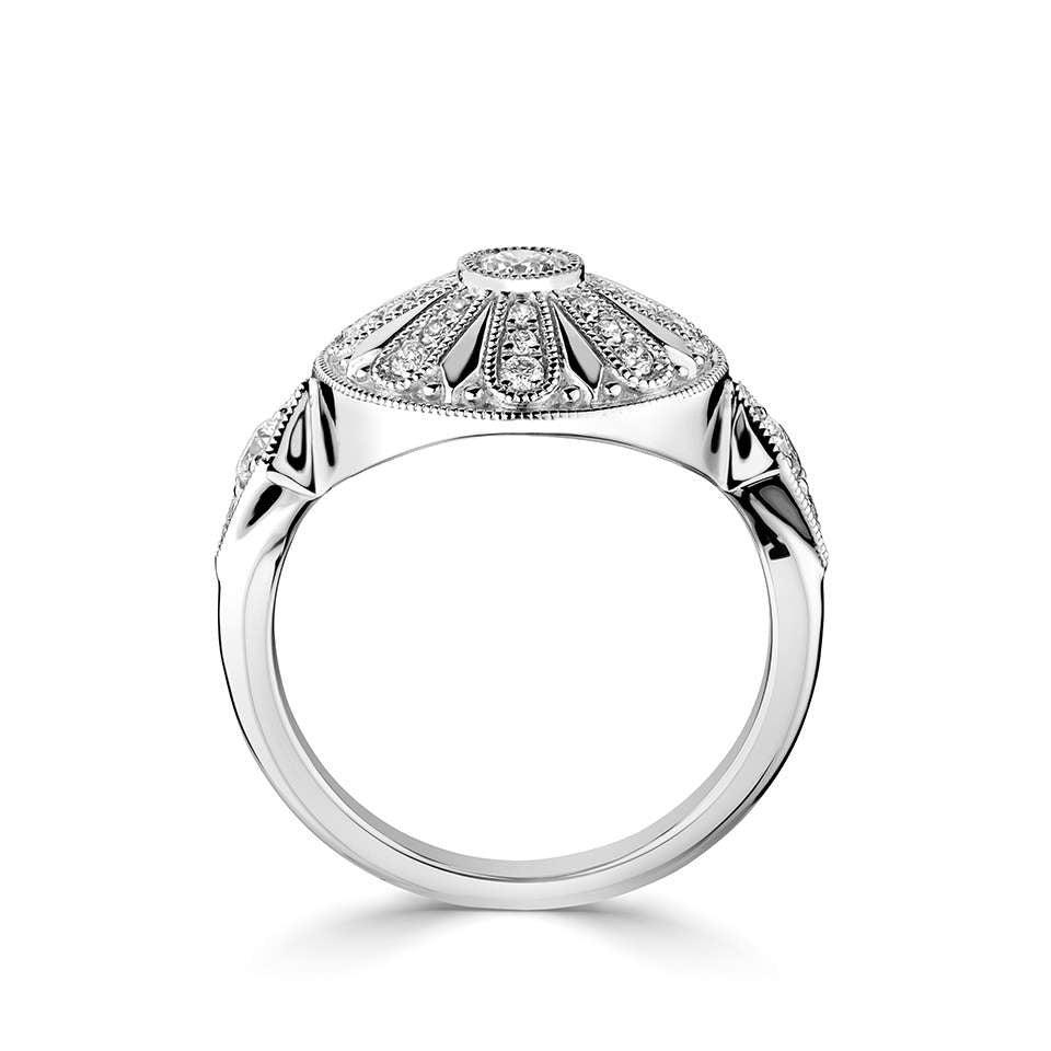 Platinum 0.48ct Diamond Ring - John Ross Jewellers