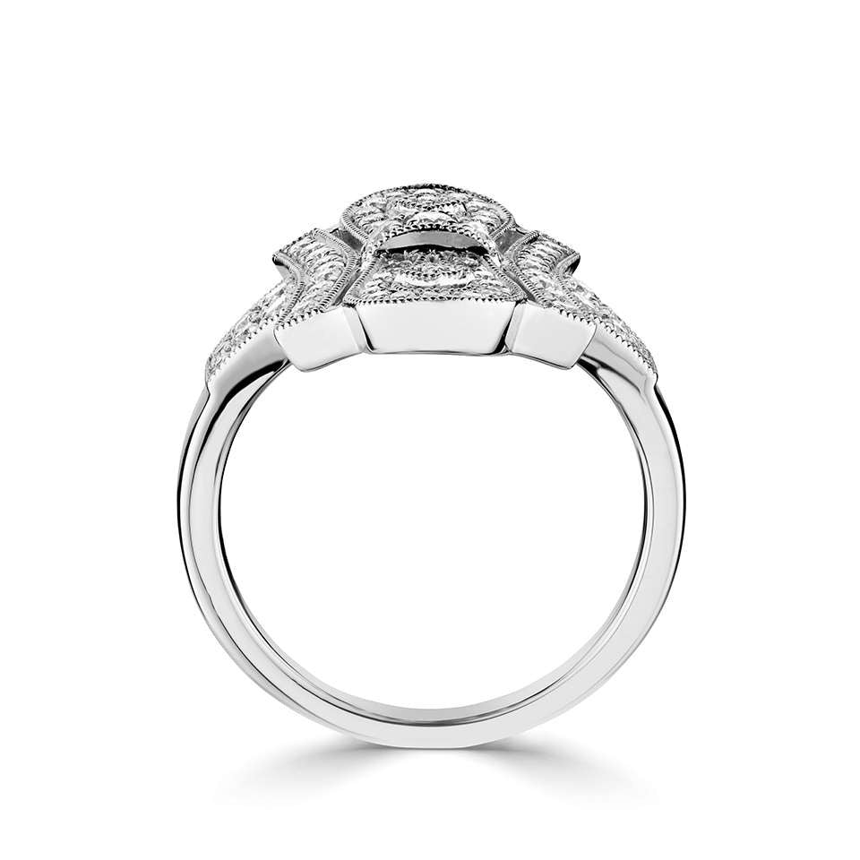 Platinum 0.60ct Diamond Ring - John Ross Jewellers