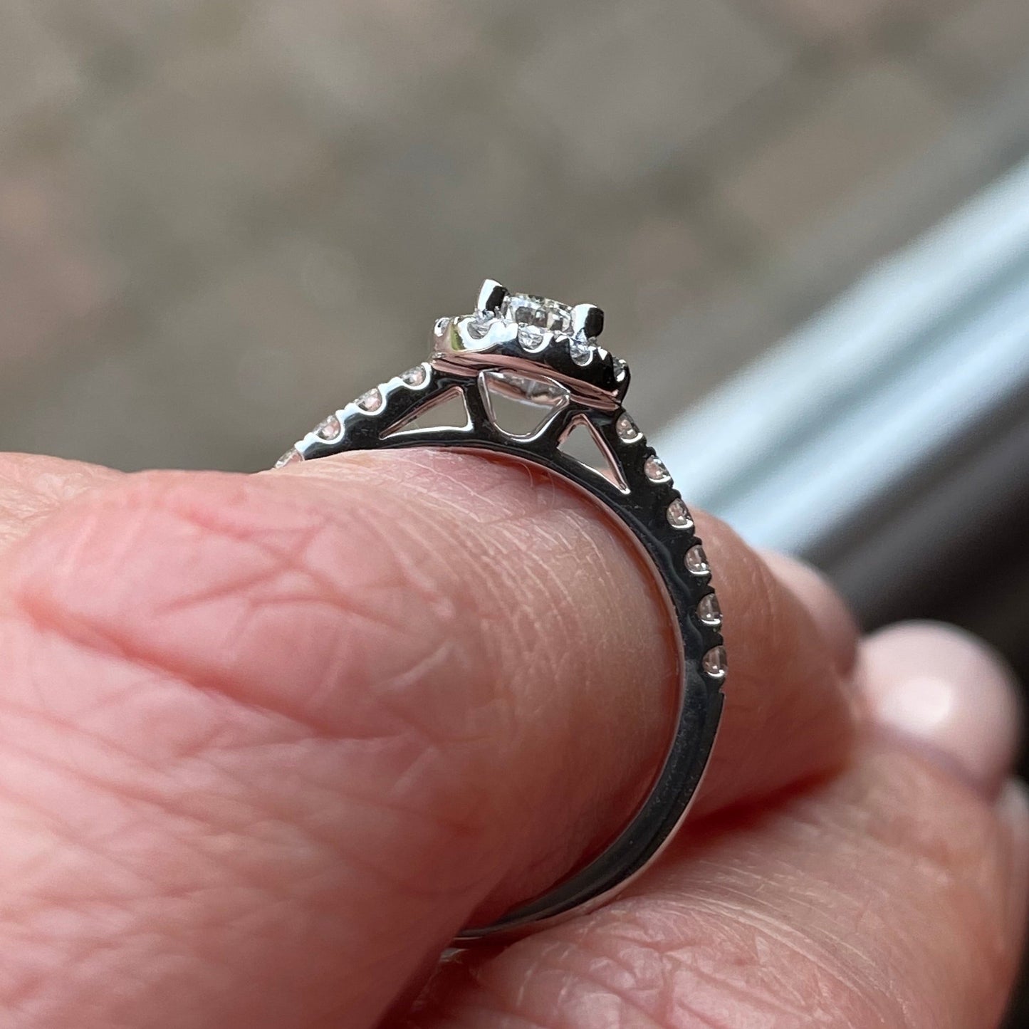 Platinum Kennedy Engagement Ring - 0.78ct - John Ross Jewellers
