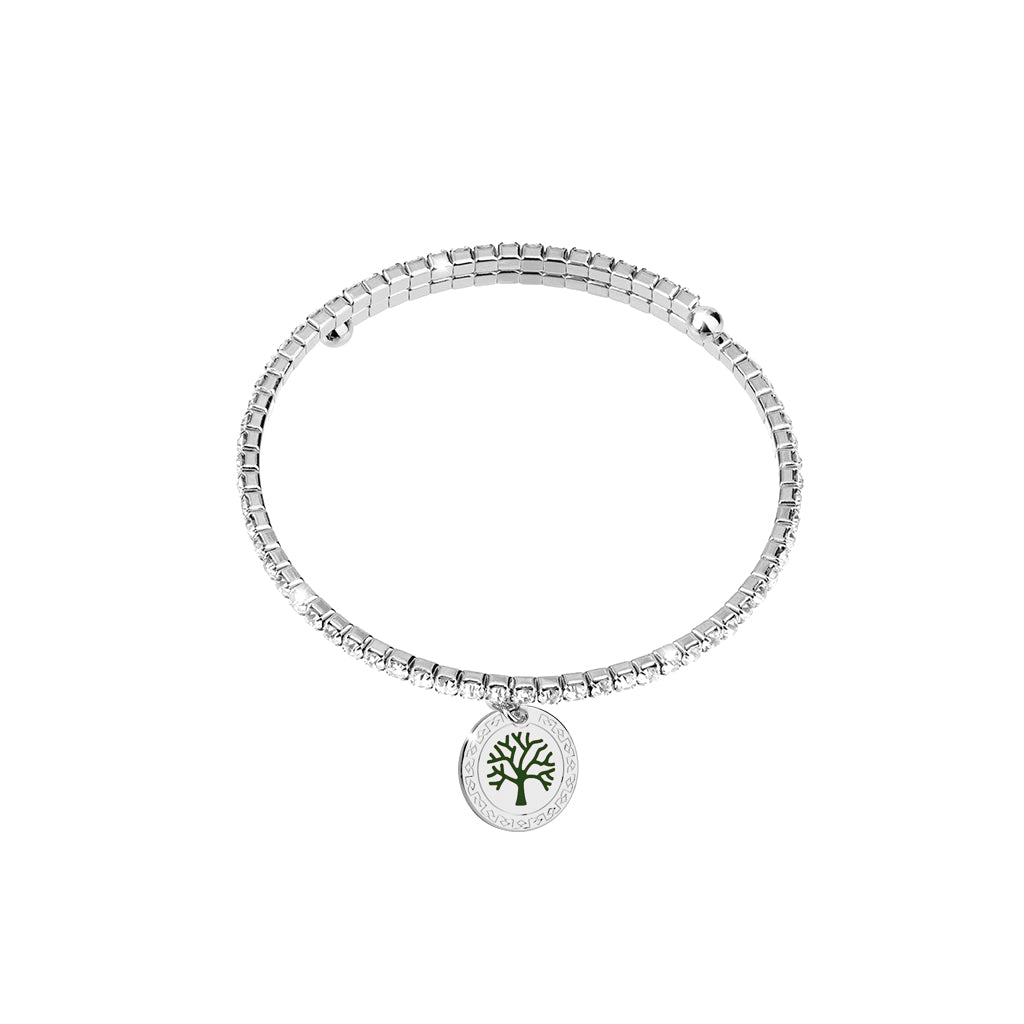 REBECCA MyWorld Letter Bangle - Silver Initial - John Ross Jewellers