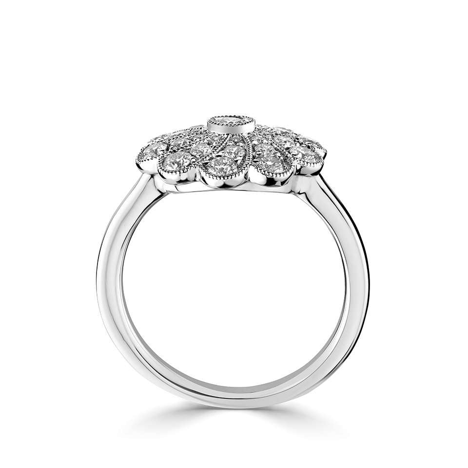 Platinum 0.78ct Diamond Ring - John Ross Jewellers