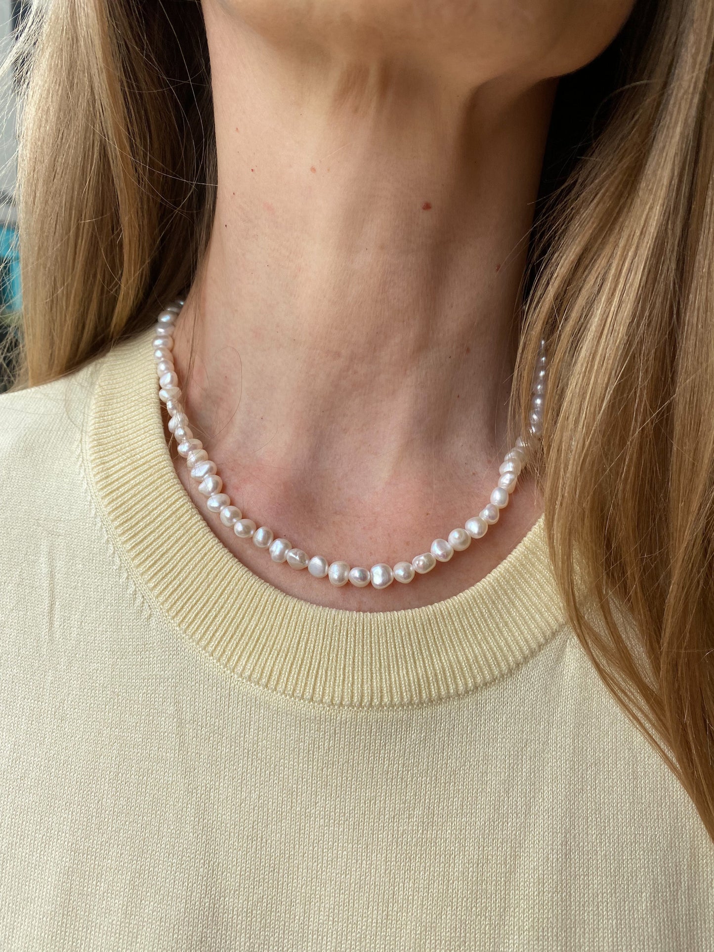Sunshine Freshwater Pearl Necklace | 6-7mm - John Ross Jewellers